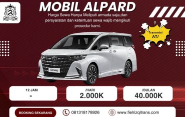 sewa mobil alpard fiel rizqi trans