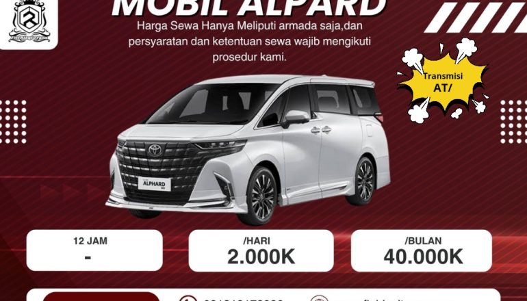 sewa mobil alpard fiel rizqi trans