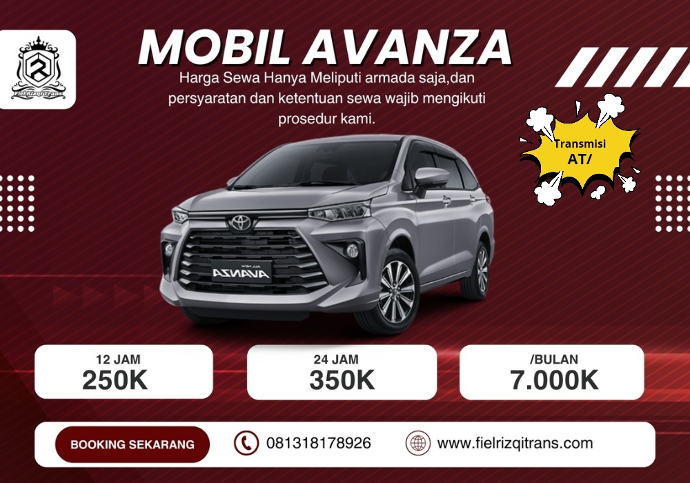 sewa mobil avanza fiel rizqi trans