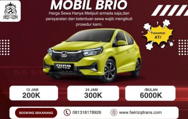 sewa mobil brio fiel rizqi trans