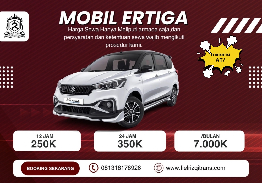sewa mobil ertiga fiel rizqi trans