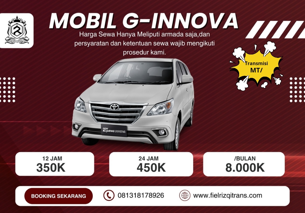 sewa mobil grand innova fiel rizqi trans