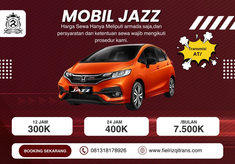 sewa mobil jazz fiel rizqi trans