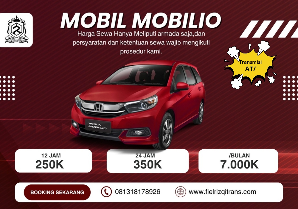 sewa mobil mobilio fiel rizqi trans