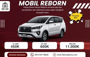 sewa mobil innova reborn fiel rizqi trans